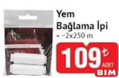NORTH PACİFİC YEM BAĞLAMA İPİ 2X250 M NORTH PACİFİC YEM BAĞLAMA İPİ 2X250 M